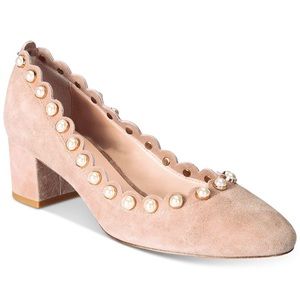 Kate Spade New York Maeve Pearl Pump Heel Fawn